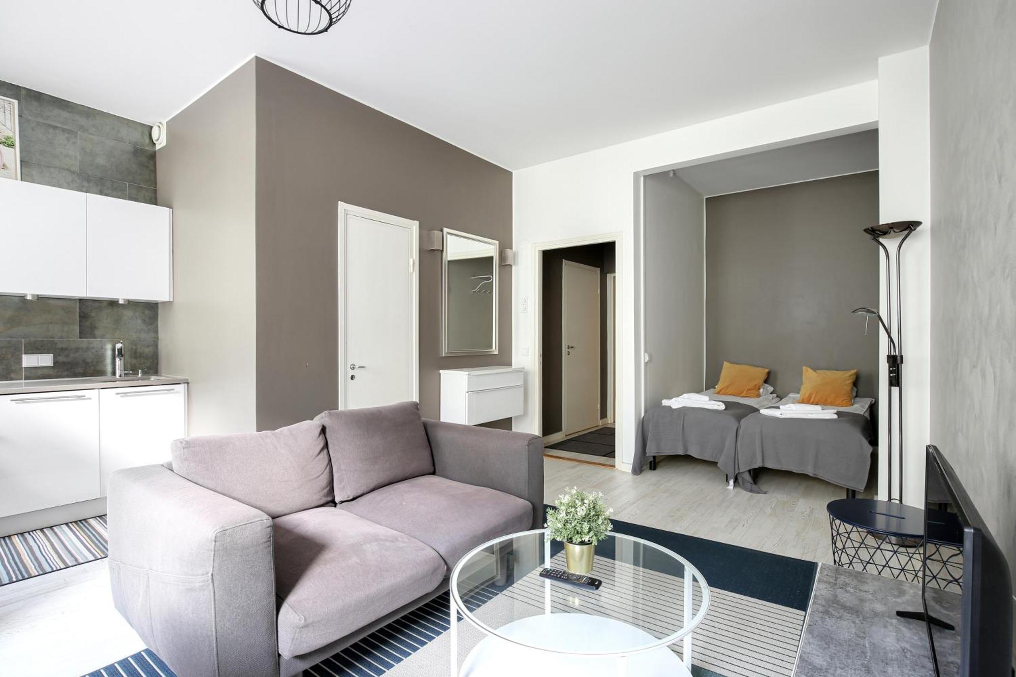 Kotimaailma Apartments Kamppi - Studio For 2 Helsinki Ngoại thất bức ảnh